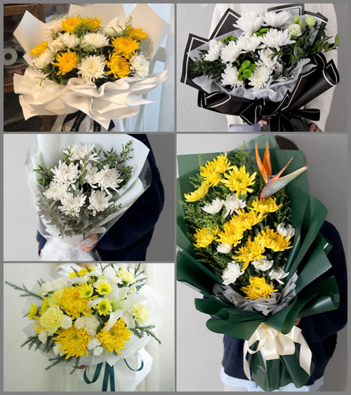 安徽阜阳市颍州区九龙镇李竹园村白事花束代送